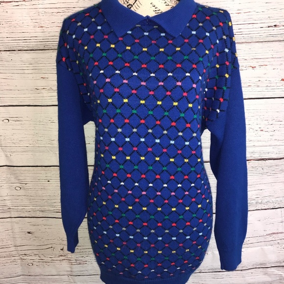 - Vintage French Navy sweater - Picture 2 of 12